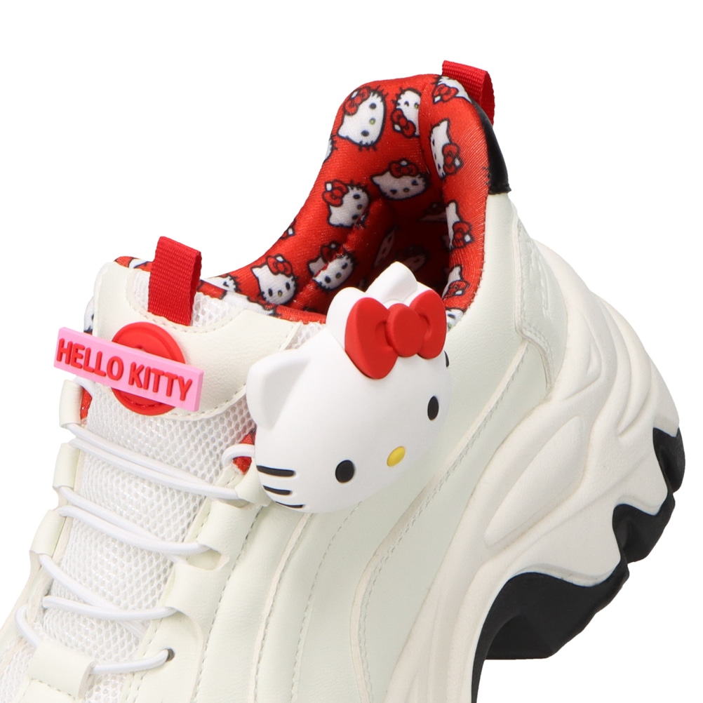 【HELLO KITTY｜ハローキティ】スパットシューズ × サンリオキャラクターズ（厚底タイプ）手を使わずに履ける【22.5cm～25.0cm】