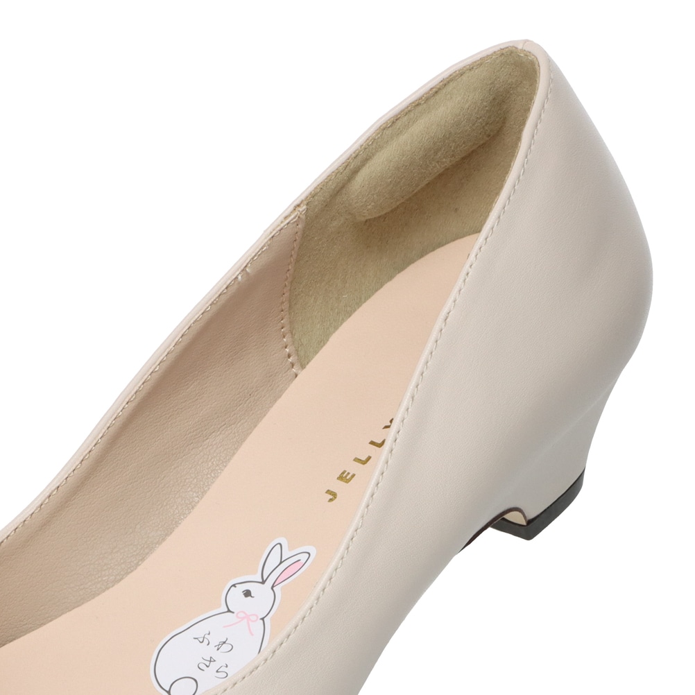 ふわさらプレーンパンプス