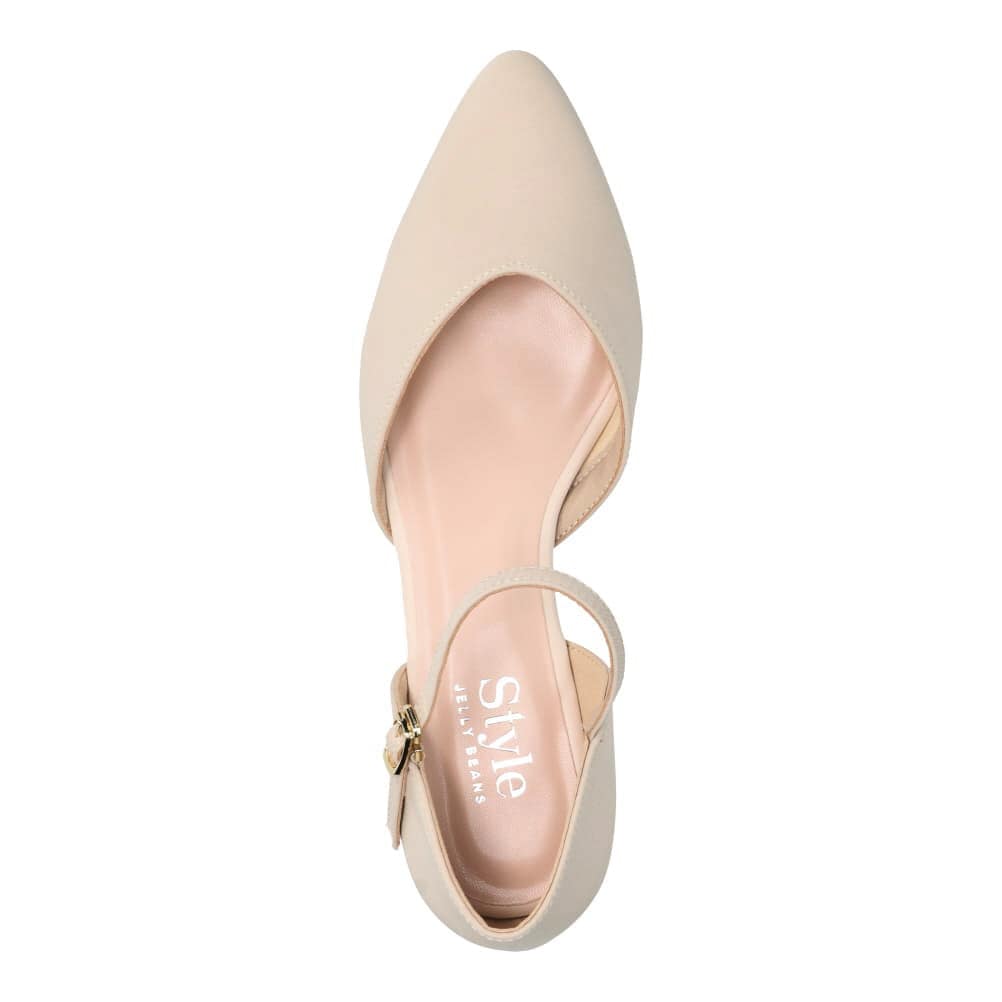 ポインテッドトゥセパレートパンプス