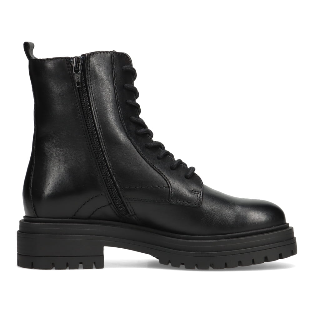 KLONDIKE 本革レースアップブーツ新品未使用23.5cm KLONDIKE クロンダイク 本革レースアップブーツ ブラック レディース