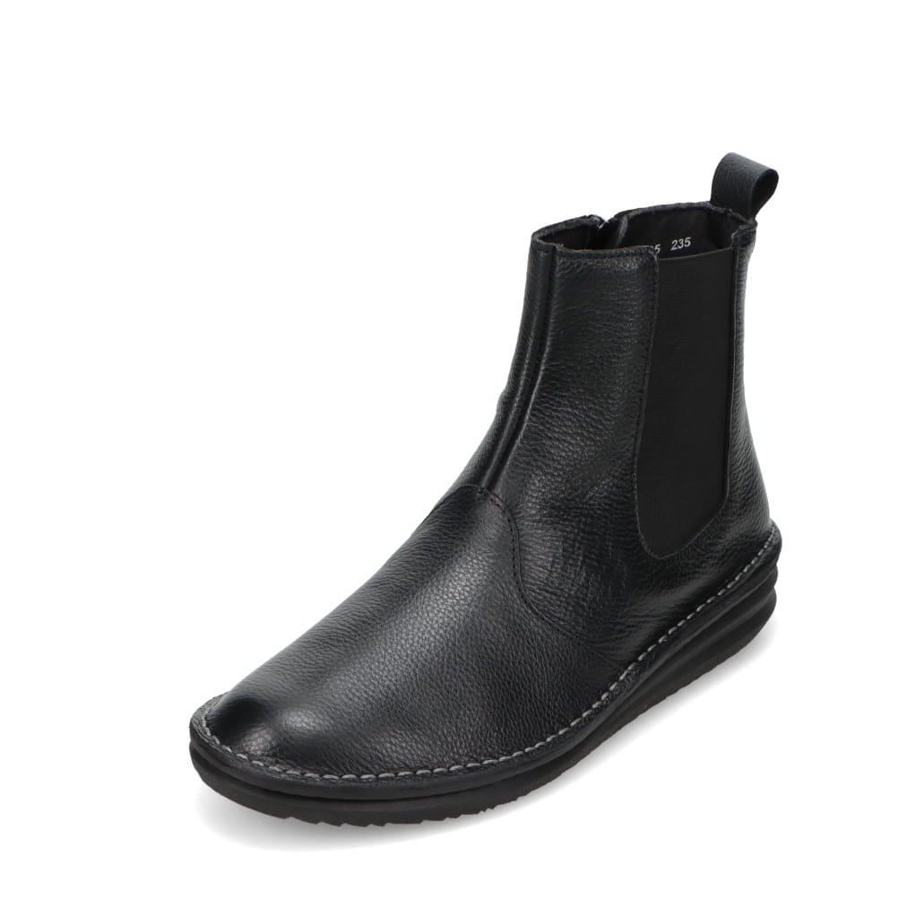 チペワ　黒 レザー サイドゴアブーツ FREACH フリーチ 軽量サイドゴアブーツ ブラック レディース | 靴