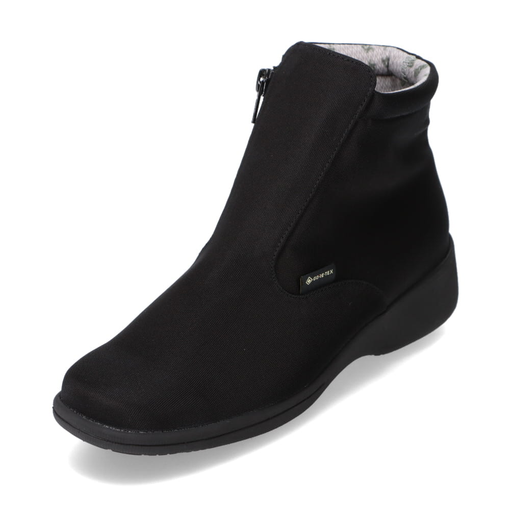 LIBERTY HOUSE 防水透湿 GORE-TEX ショートブーツ 24.5 LibertyHouse リバティハウス レディスボウスイブーツ ブラック