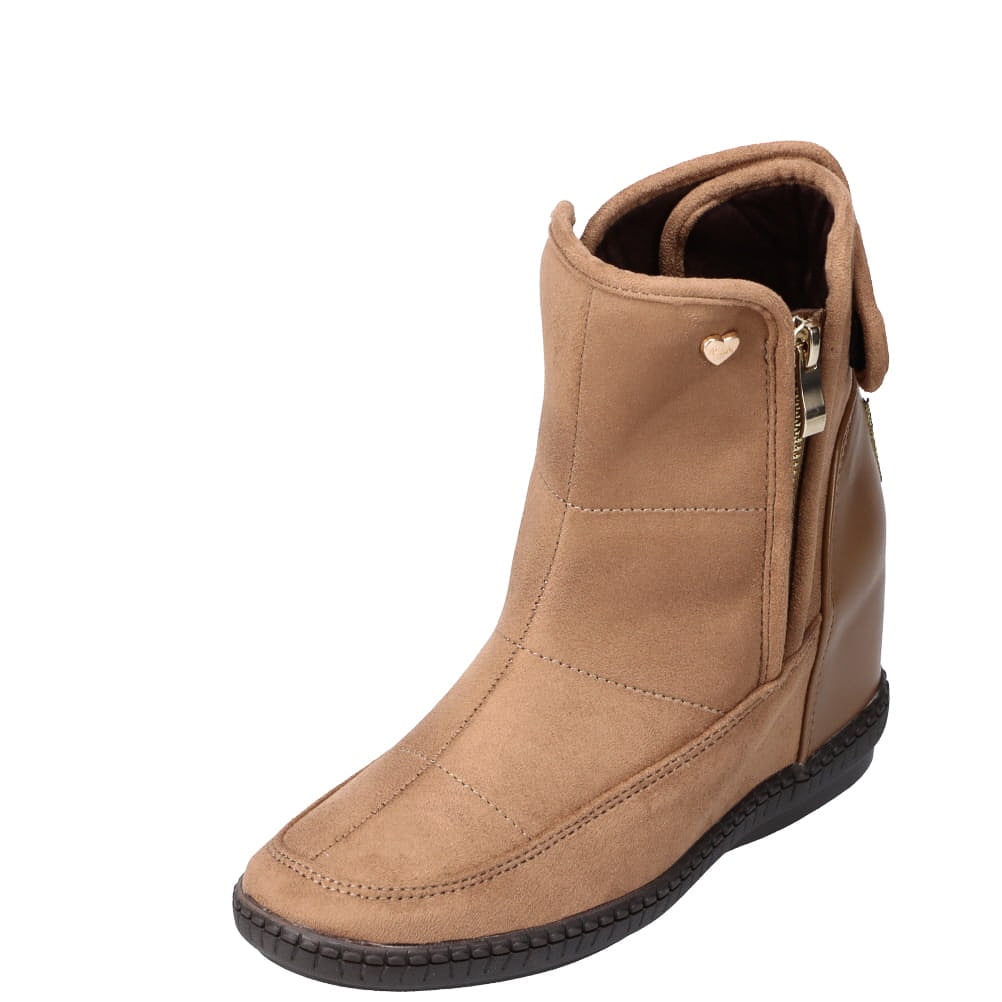 Miss Miia ミスミーア スエードショートブーツ レディース キャメル 靴 スニーカーの通販 Kutsu Com チヨダ公式オンラインショップ