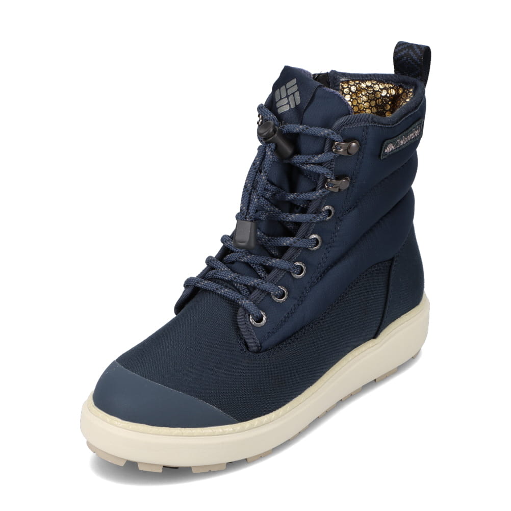 値下げ美品　Columbia スノーブーツ ネイビー 美品 Columbia スノーブーツ ネイビー23cm コロンビアのレディース