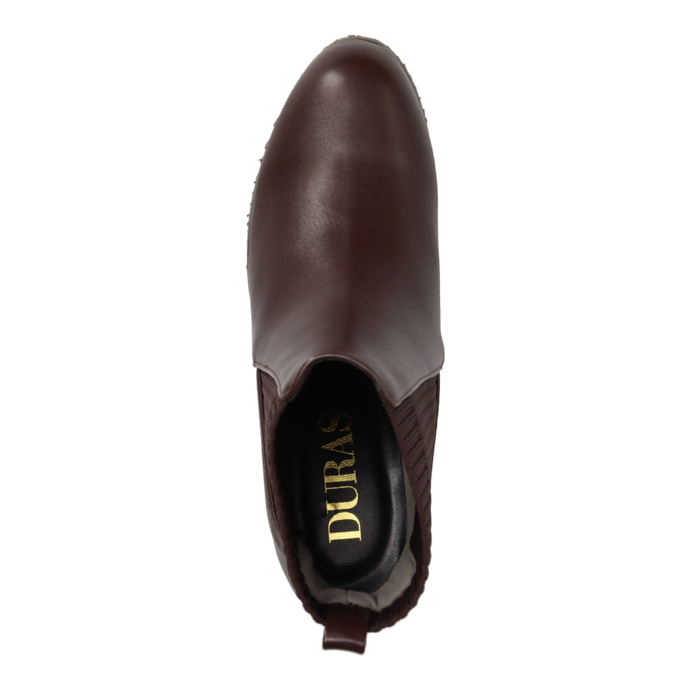 DURAS デュラス 防水サイドゴアブーツ レディース ダークブラウン | 靴