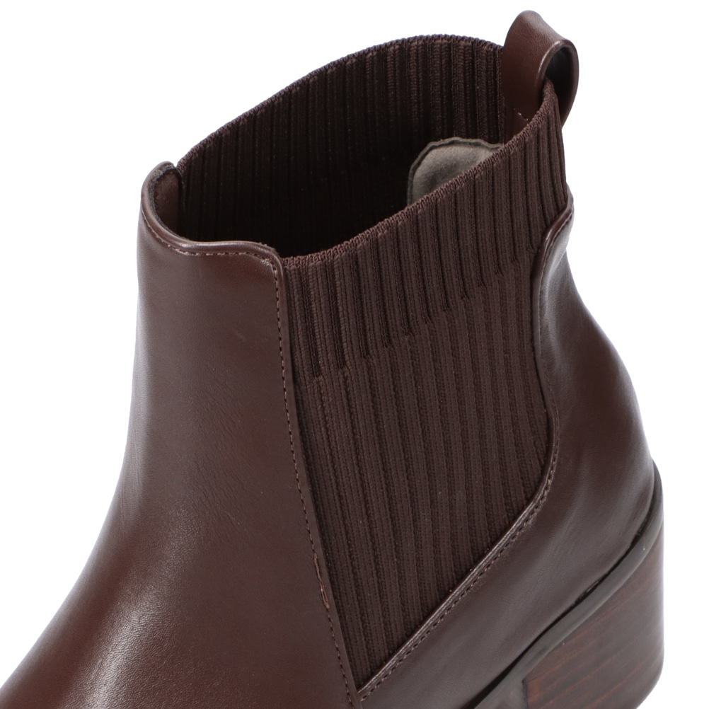 DURAS デュラス 防水サイドゴアブーツ レディース ダークブラウン | 靴