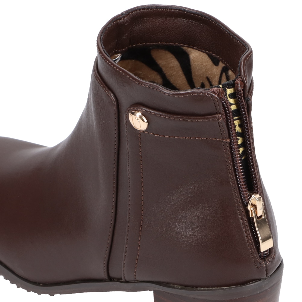 DURAS デュラス 防水バックファスナーショートブーツ レディース