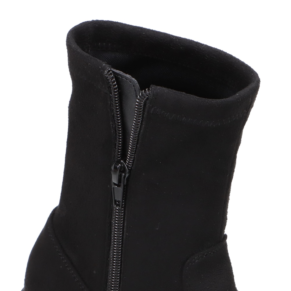 MUUM ムーム フラットソールストレッチブーツ レディース ブラック