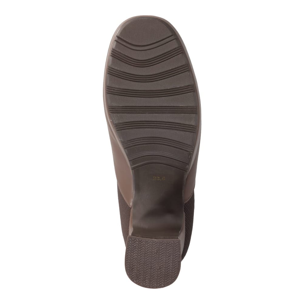 レースアップハイヒールブーツ