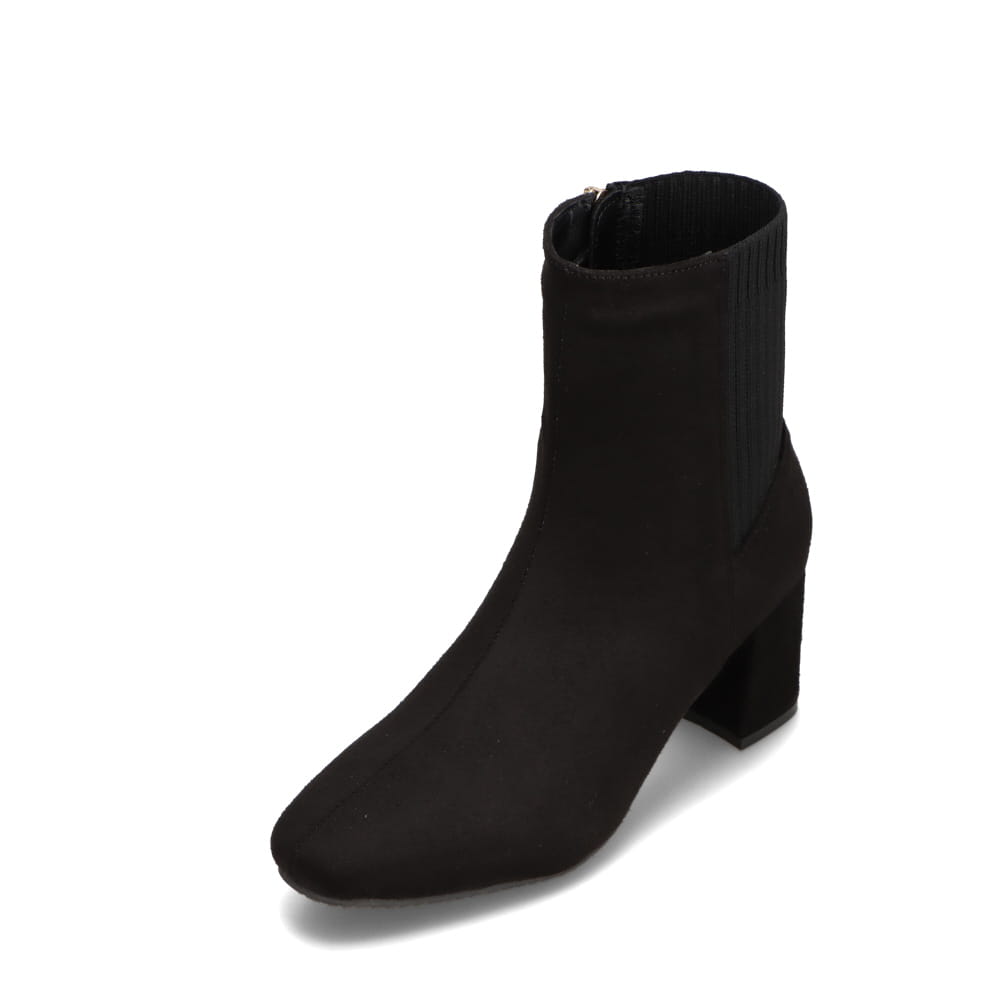 ニット切替ショートブーツ