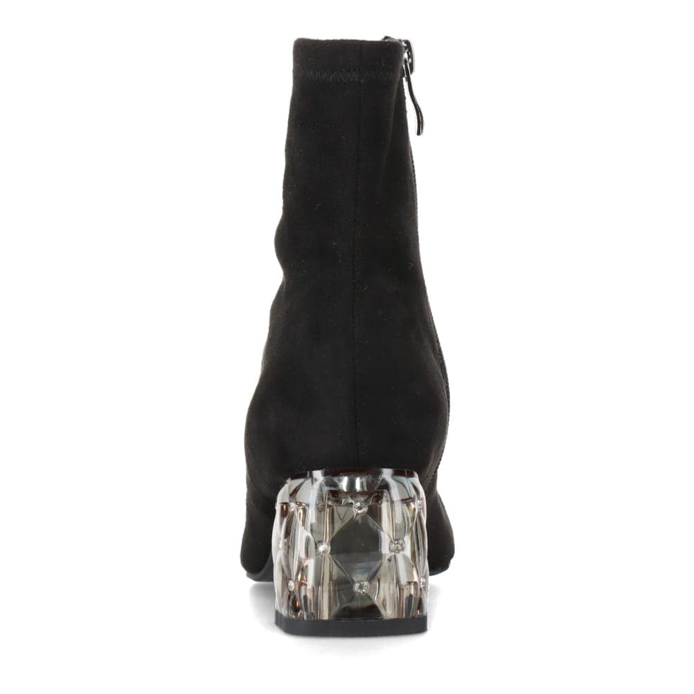 クリアヒールストレッチショートブーツ