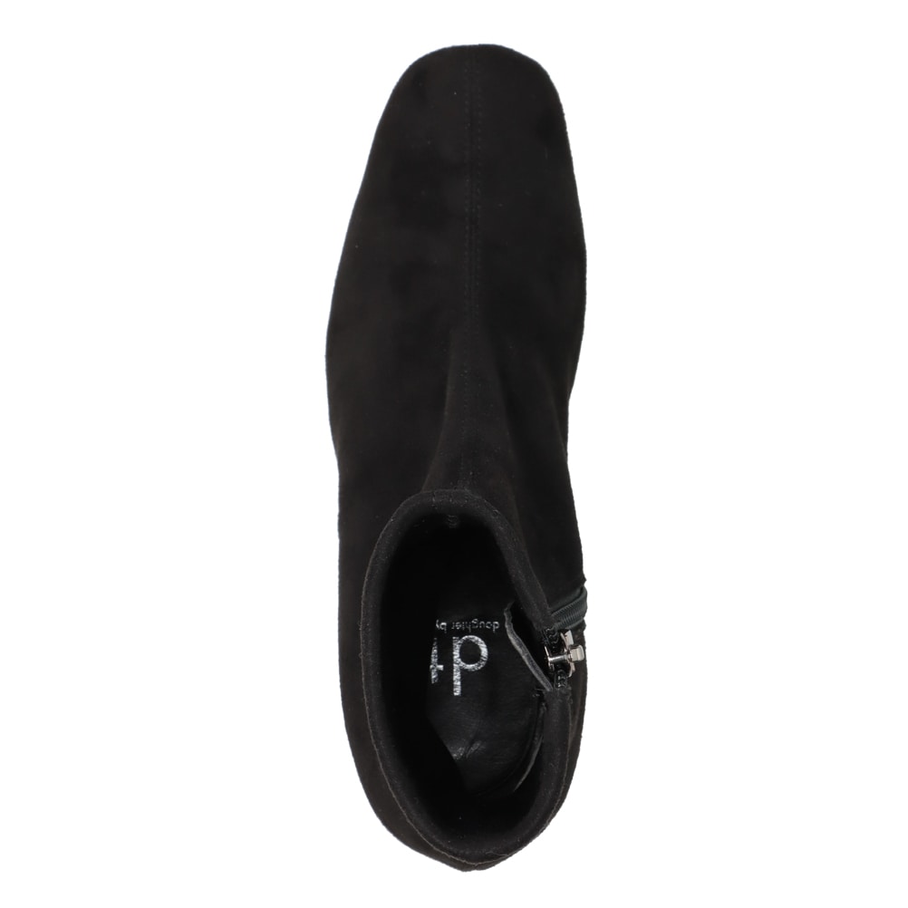 クリアヒールストレッチショートブーツ