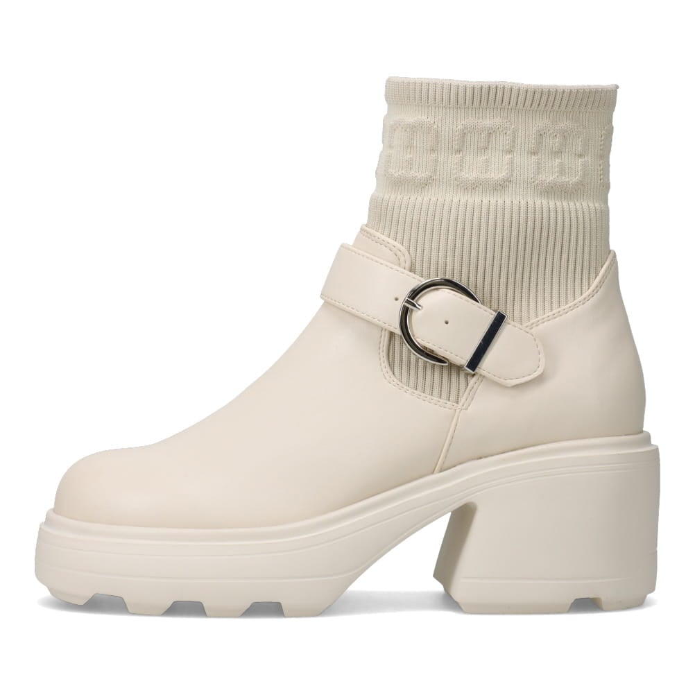 厚底ニットエンジニアブーツ