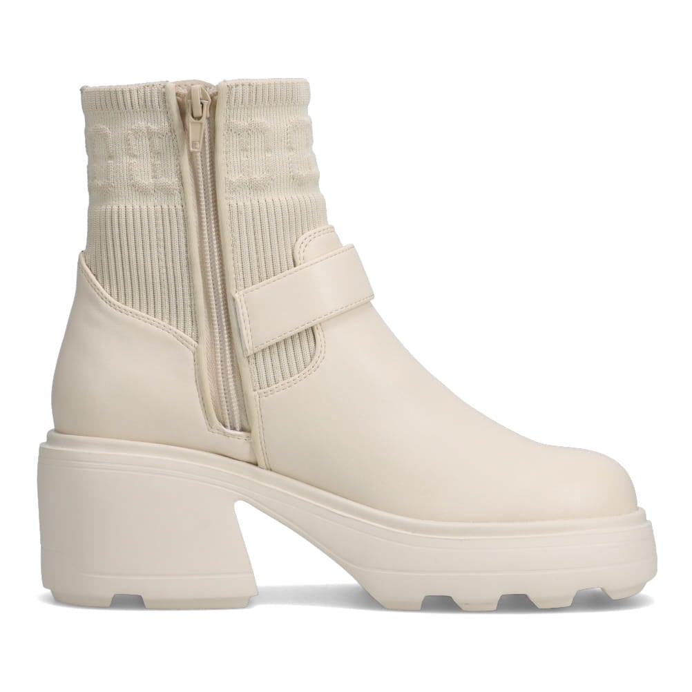 厚底ニットエンジニアブーツ