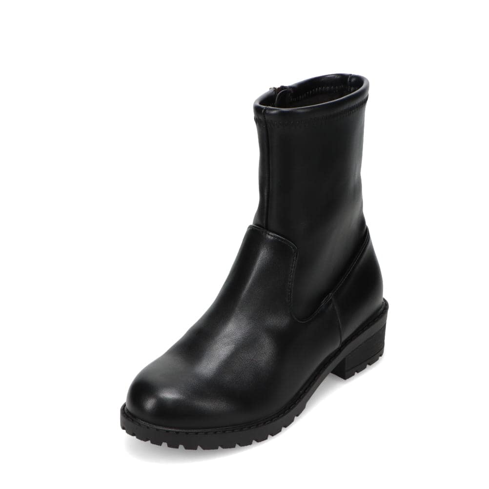 防水ショートブーツ ブラック will be ウィルビー 防水ショートブーツ ブラック レディース | 靴