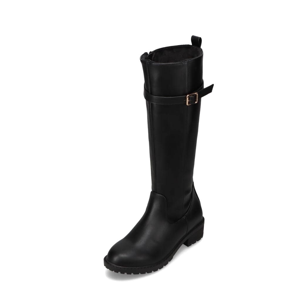 ブラック ロングブーツ ダブルCロゴ ノベルティ商品 w closet（ダブルクローゼット）の「ロングブーツ（ブーツ）」 - WEAR