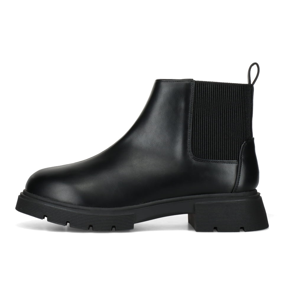 WILL BE ウィルビー 厚底サイドゴアブーツ ブラック レディース | 靴