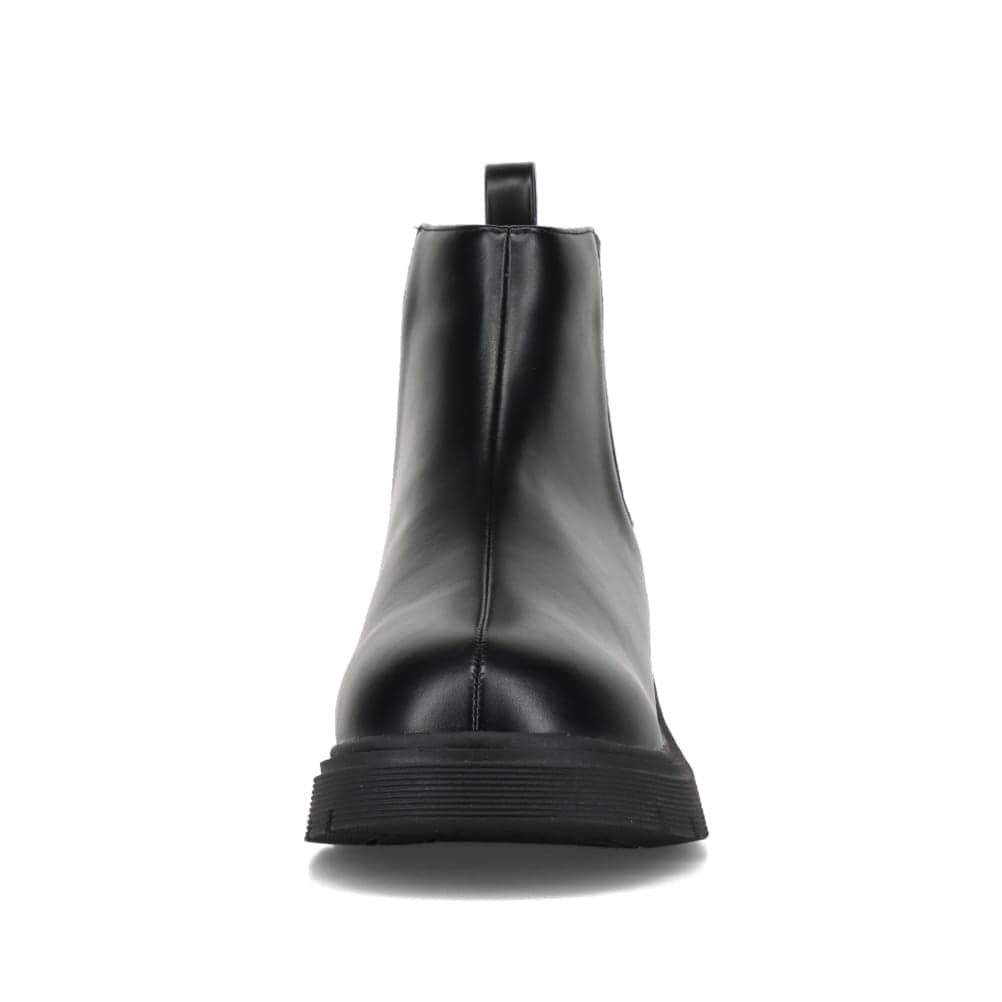 WILL BE ウィルビー 厚底サイドゴアブーツ ブラック レディース | 靴