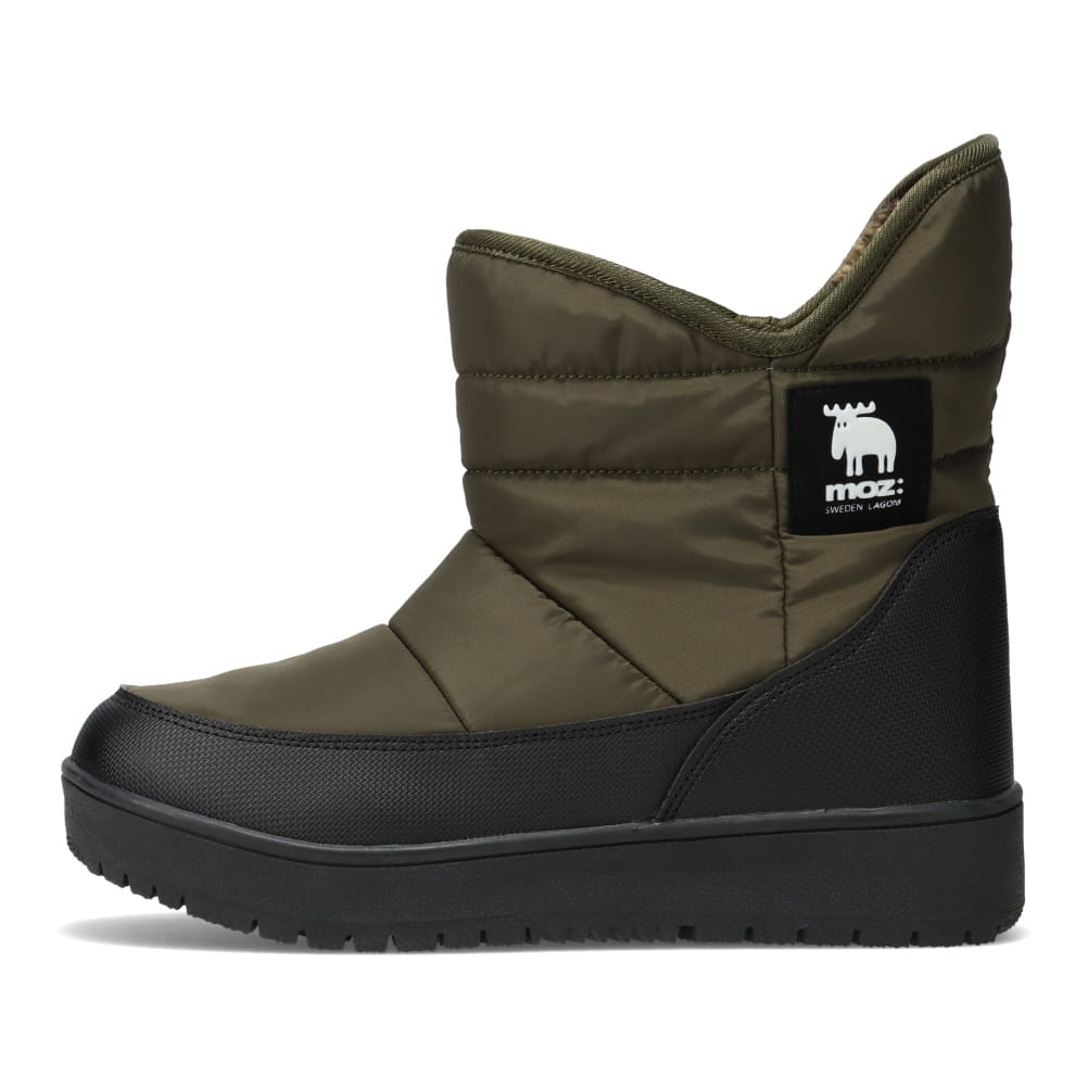 MOZ sweden モズ スウェーデン 防水防滑ショートブーツ カーキ
