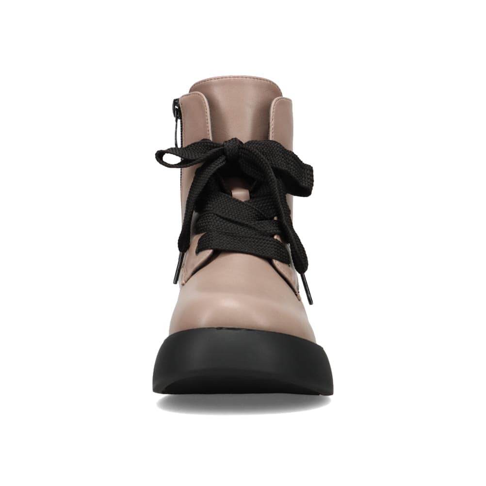 byあしながおじさん バイアシナガオジサン 厚底レースアップブーツ