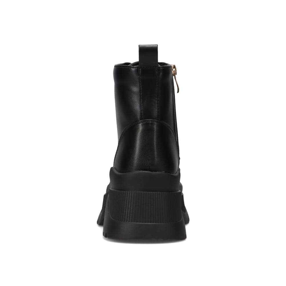 ROSE FAN FAN ローズファンファン チャンキーヒールレースアップブーツ