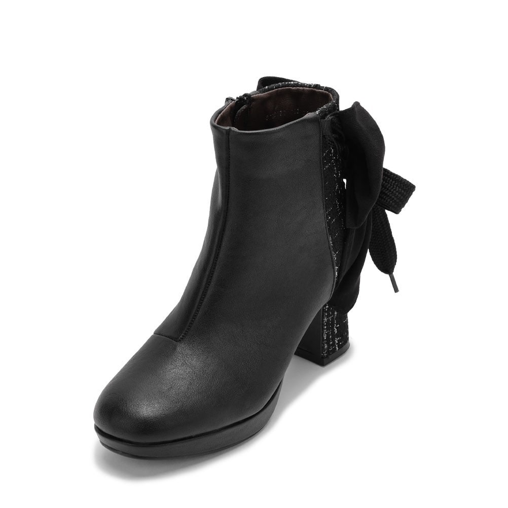 リボン付き2WAYショートブーツ