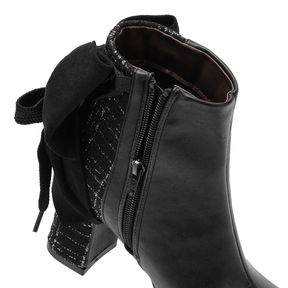 リボン付き2WAYショートブーツ