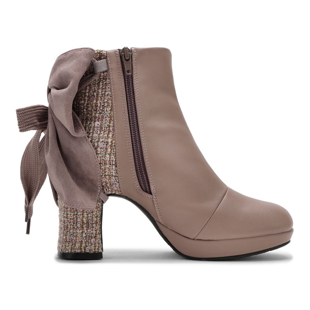 リボン付き2WAYショートブーツ