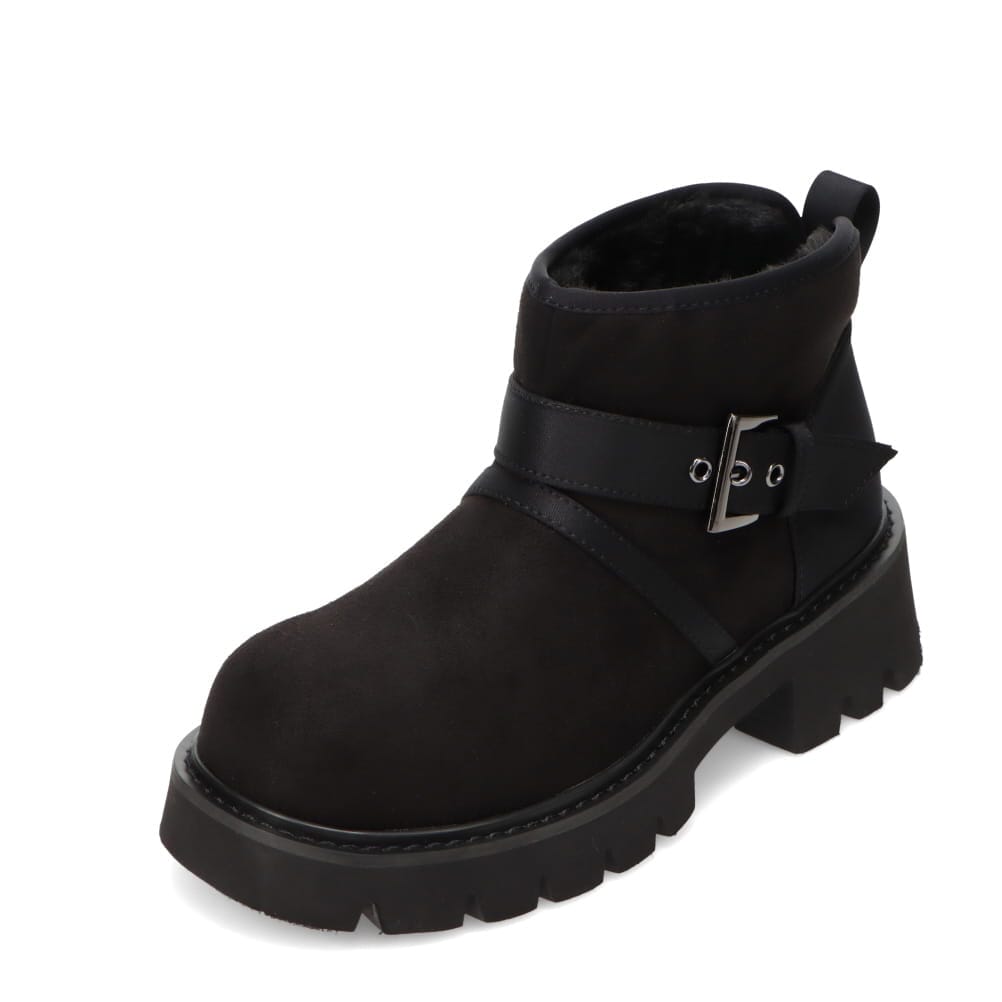 ムートン風エンジニアブーツ