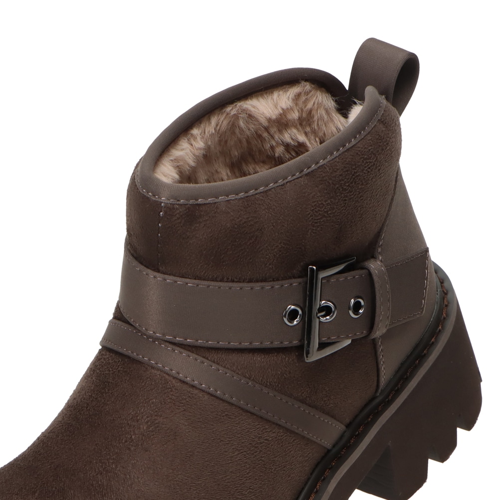 ムートン風エンジニアブーツ