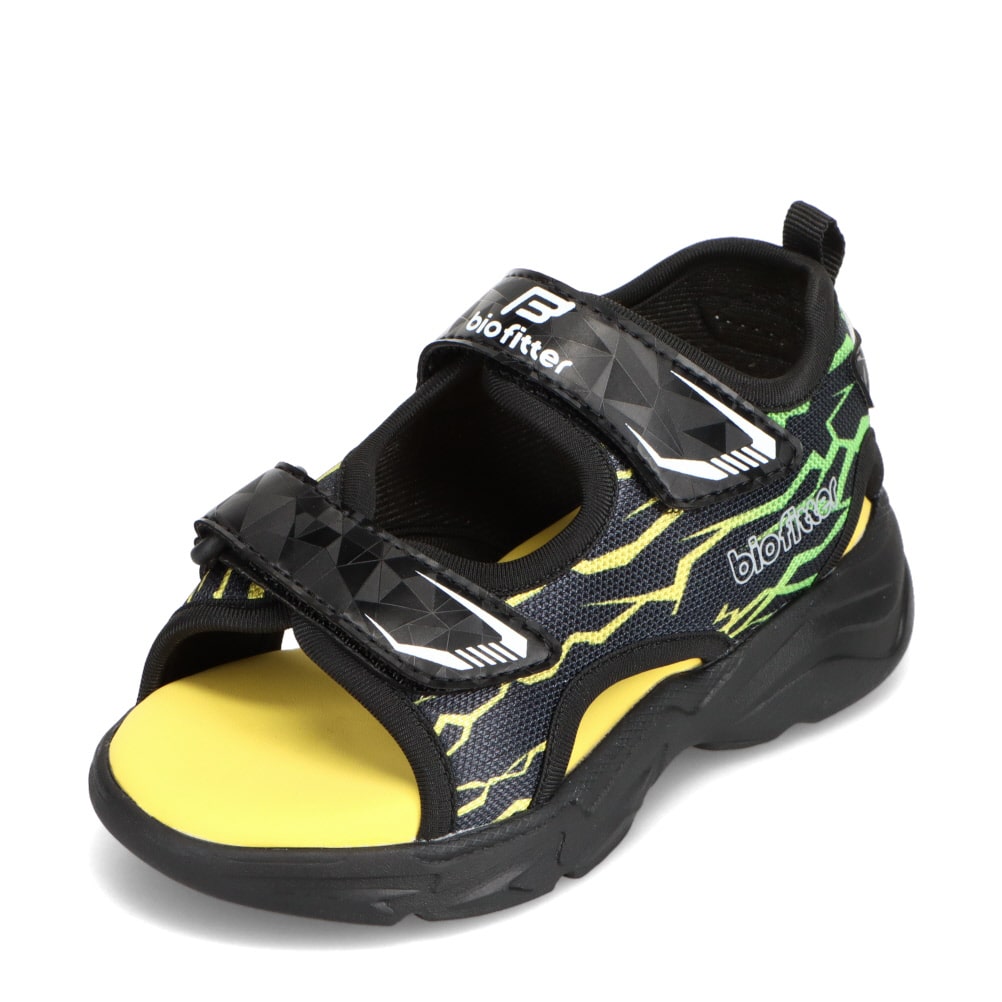 bio fitter バイオフィッター スポーツサンダル ブラック キッズ | 靴