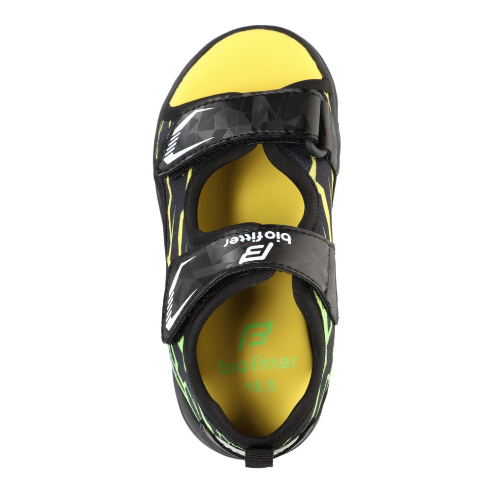 bio fitter バイオフィッター スポーツサンダル ブラック キッズ | 靴