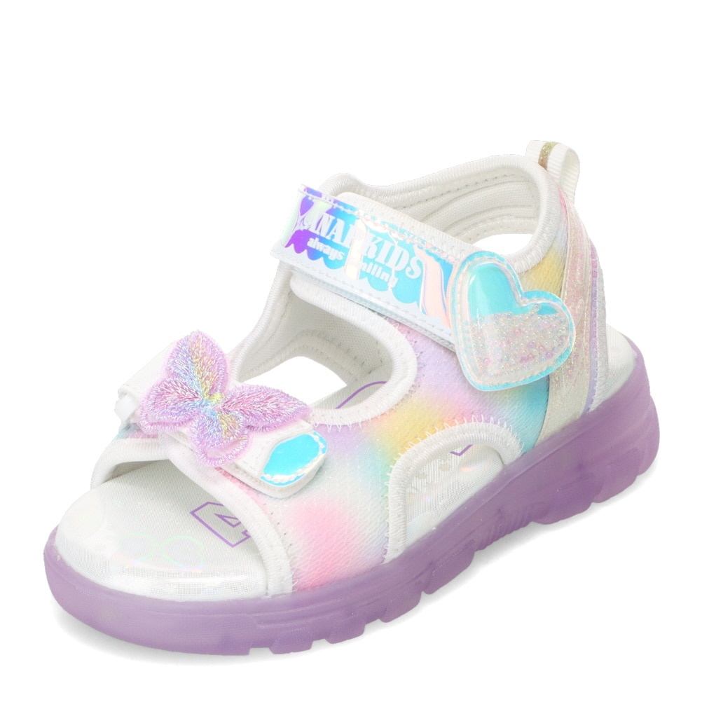 光るリボンサンダル