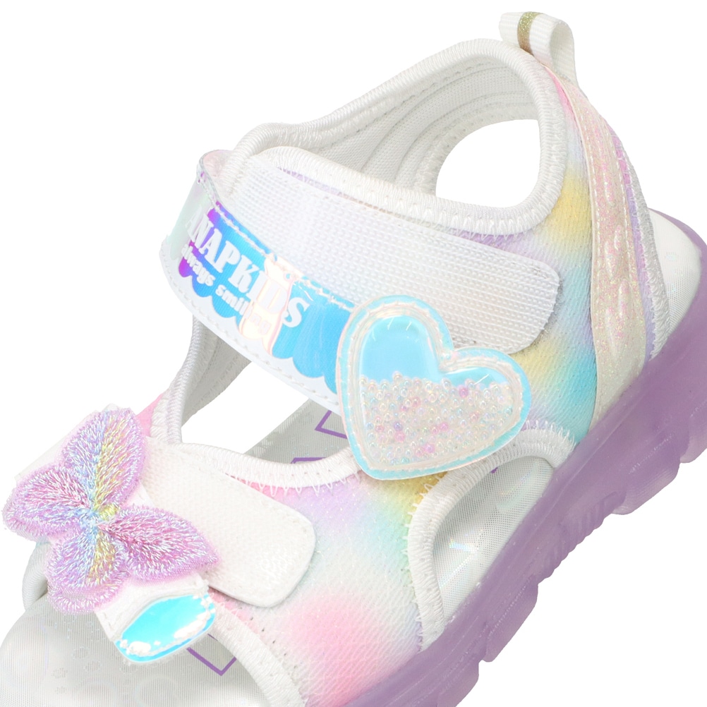 光るリボンサンダル