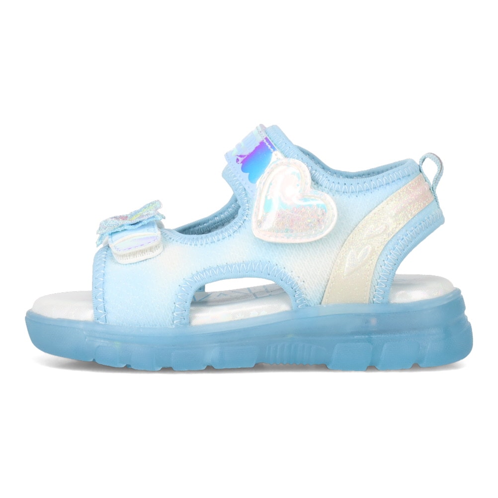 光るリボンサンダル