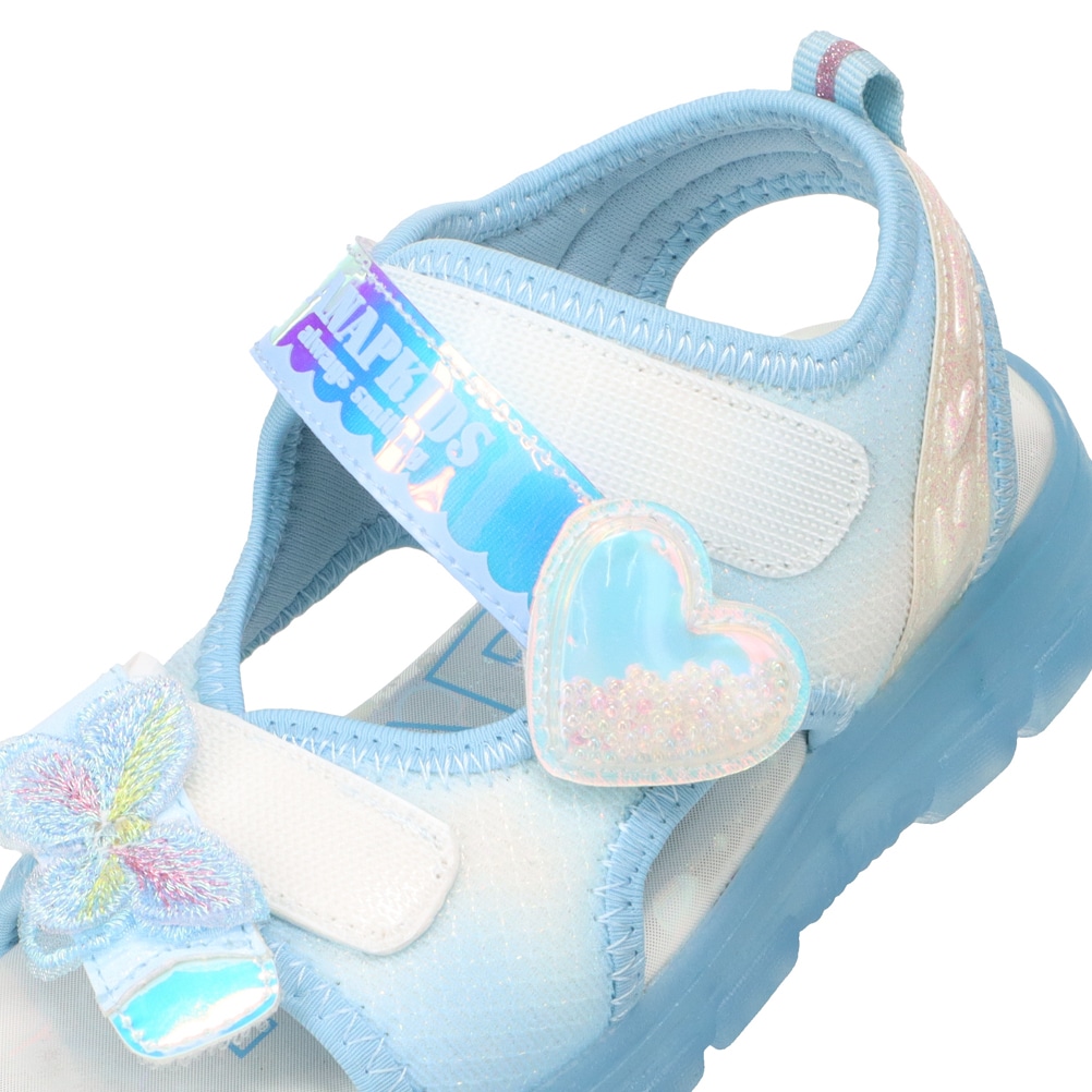 光るリボンサンダル