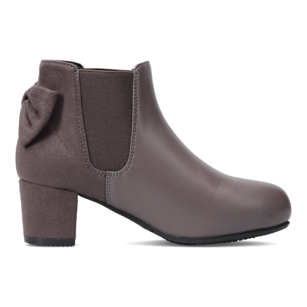 バックリボンサイドゴアブーツ