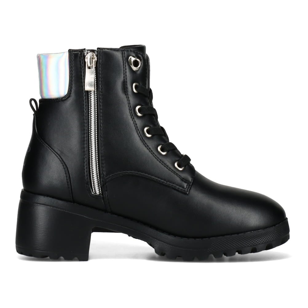 ANAP GIRL アナップガール サイドジップレースアップブーツ ブラック