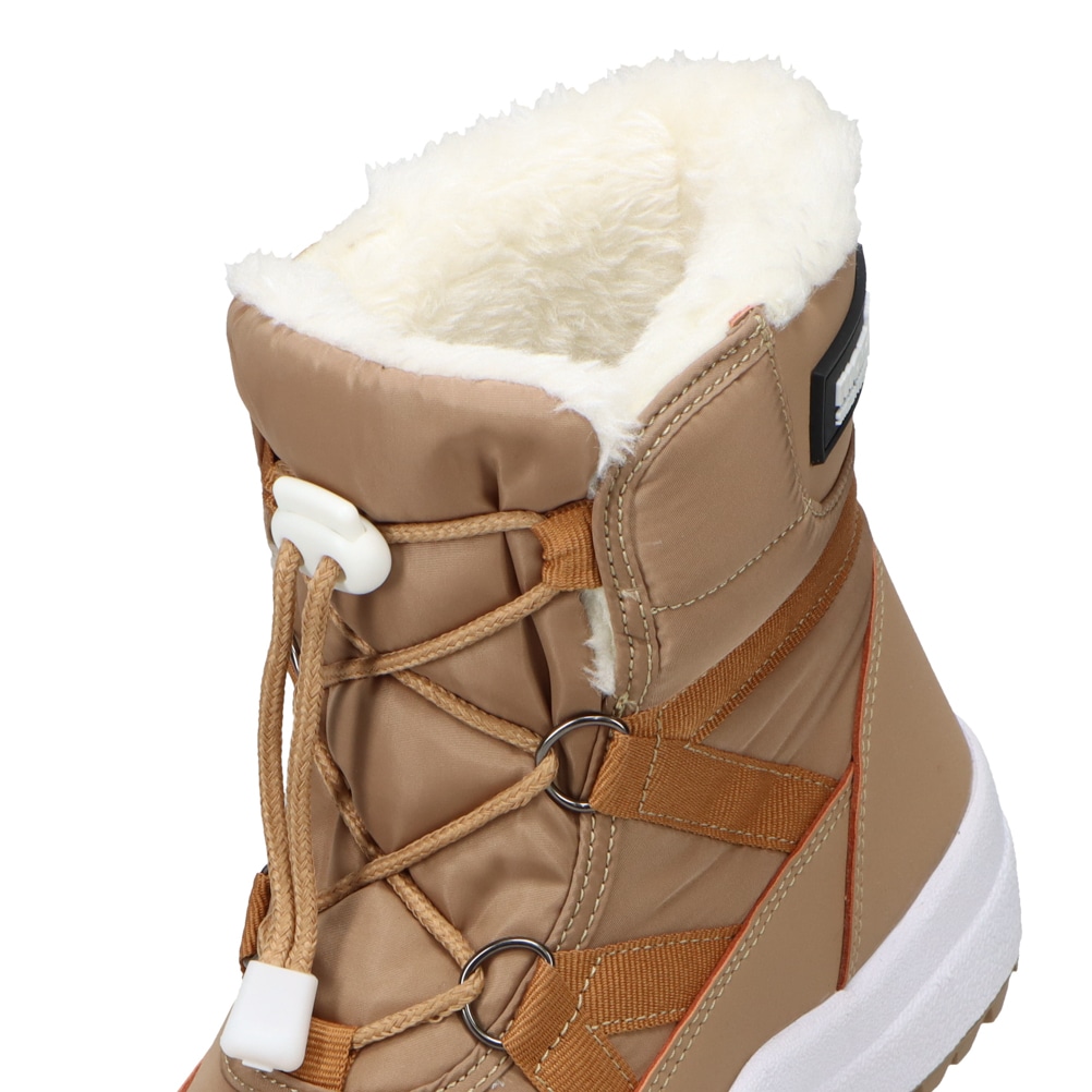 MOZ sweden モズ スウェーデン ボアスノーブーツ キャメル キッズ | 靴