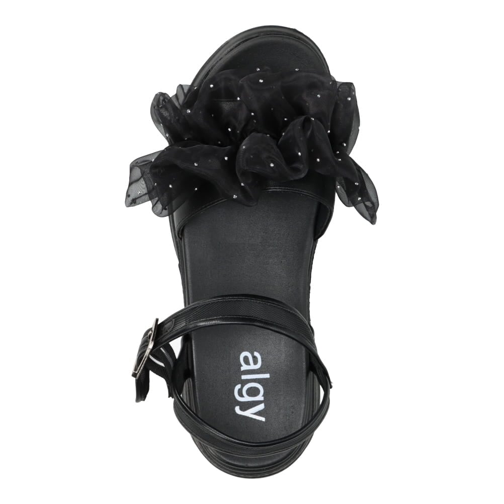 シアーリボンサンダル