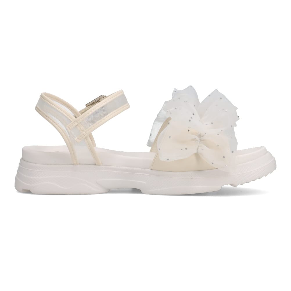 シアーリボンサンダル