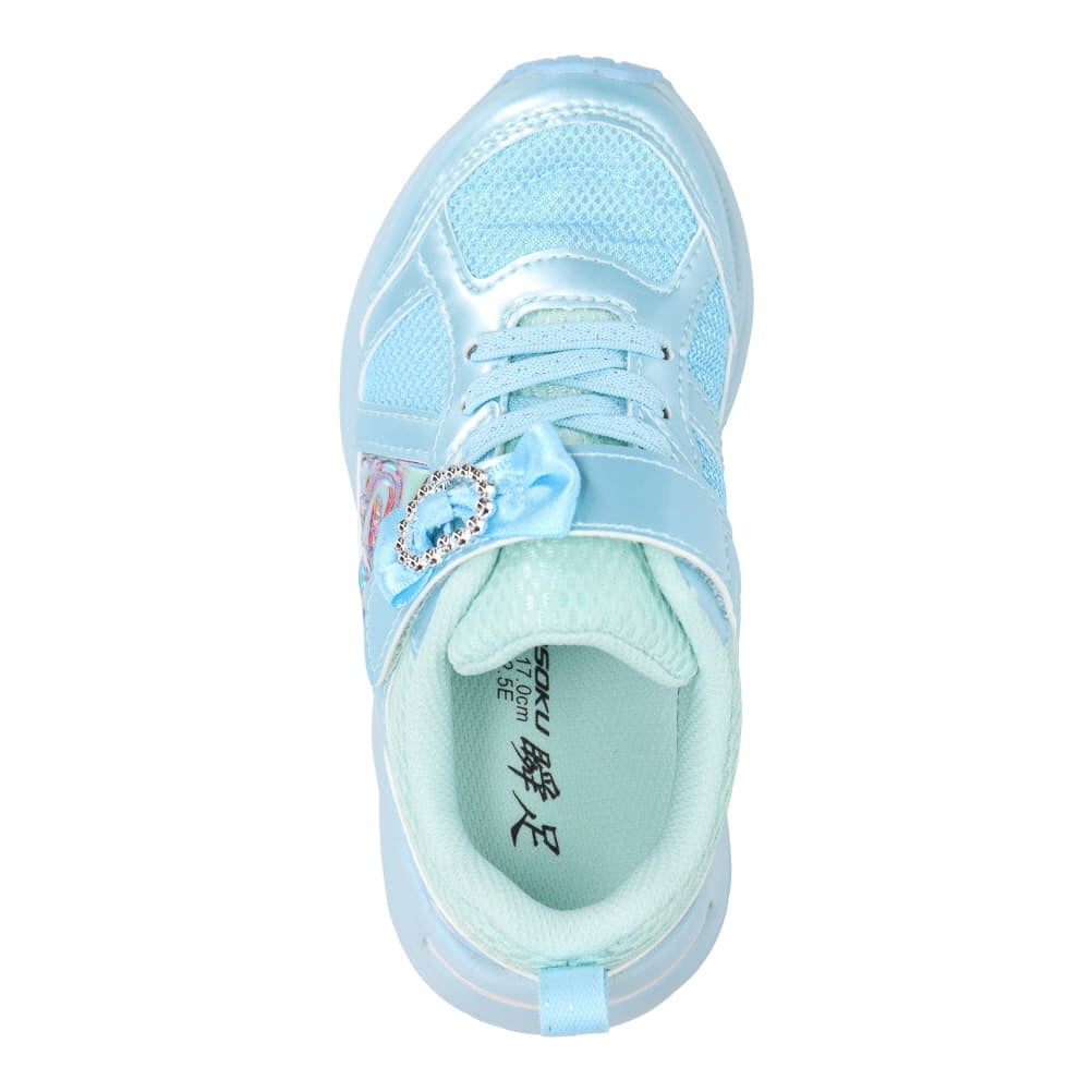 瞬足 シュンソク スパイク付き軽量スニーカー キッズ サックス | 靴