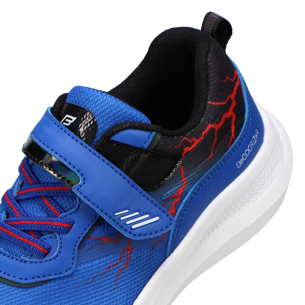 ランニングシューズ（ゴム紐＋ベルト）軽量【16.0cm～18.5cm】