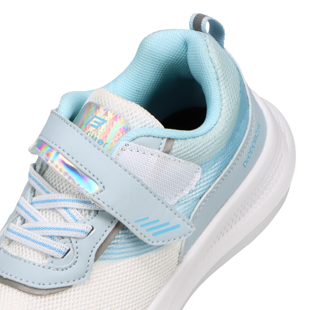 ランニングシューズ（ゴム紐＋ベルト）軽量【16.0cm～18.5cm】