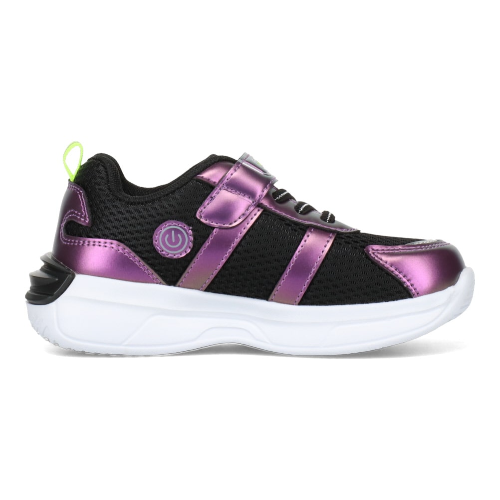 CEDAR CREST セダークレスト 光るキッズスニーカー ブラック キッズ