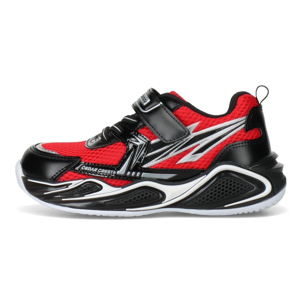 CEDAR CREST セダークレスト 光るキッズスニーカー レッド キッズ | 靴