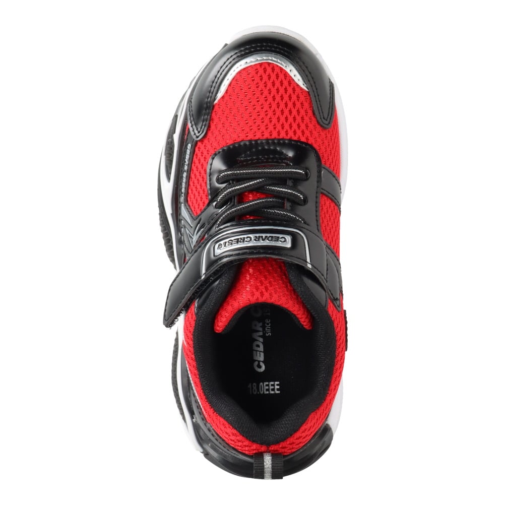 CEDAR CREST セダークレスト 光るキッズスニーカー レッド キッズ | 靴