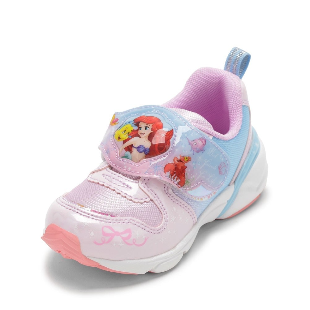 リーナディズニープリンセス光る(LED内蔵)シューズ１９㎝ Disney ディズニー ディズニープリンセス 光るスニーカー ピンク