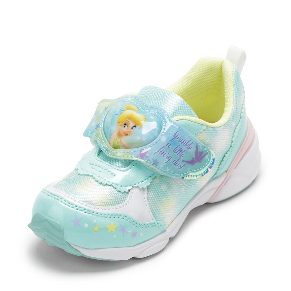 883【新品未使用】￥35,800／激レア入手困難／ティンカーベル靴／クリスマス Disney ディズニー ティンカーベル 光るスニーカー ミント キッズ | 靴