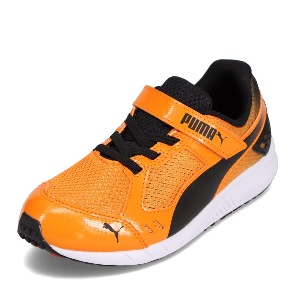 Puma プーマ スピードモンスターv3 キッズ オレンジ ブラック 靴 スニーカーの通販 Kutsu Com チヨダ公式オンラインショップ